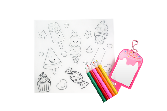 Shrinky Shaker Keychain