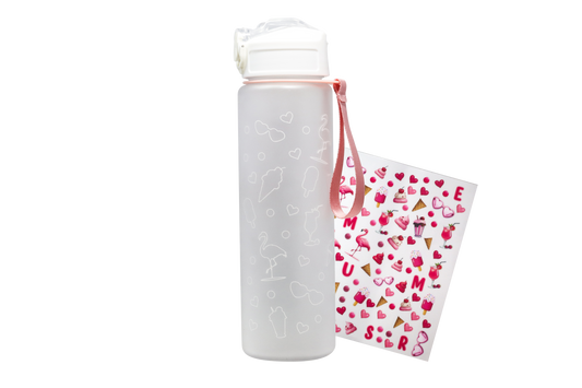 Water Bottle Transfer Stickers Kit