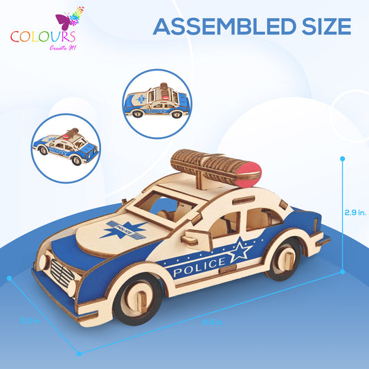 3d Police Car Puzzle