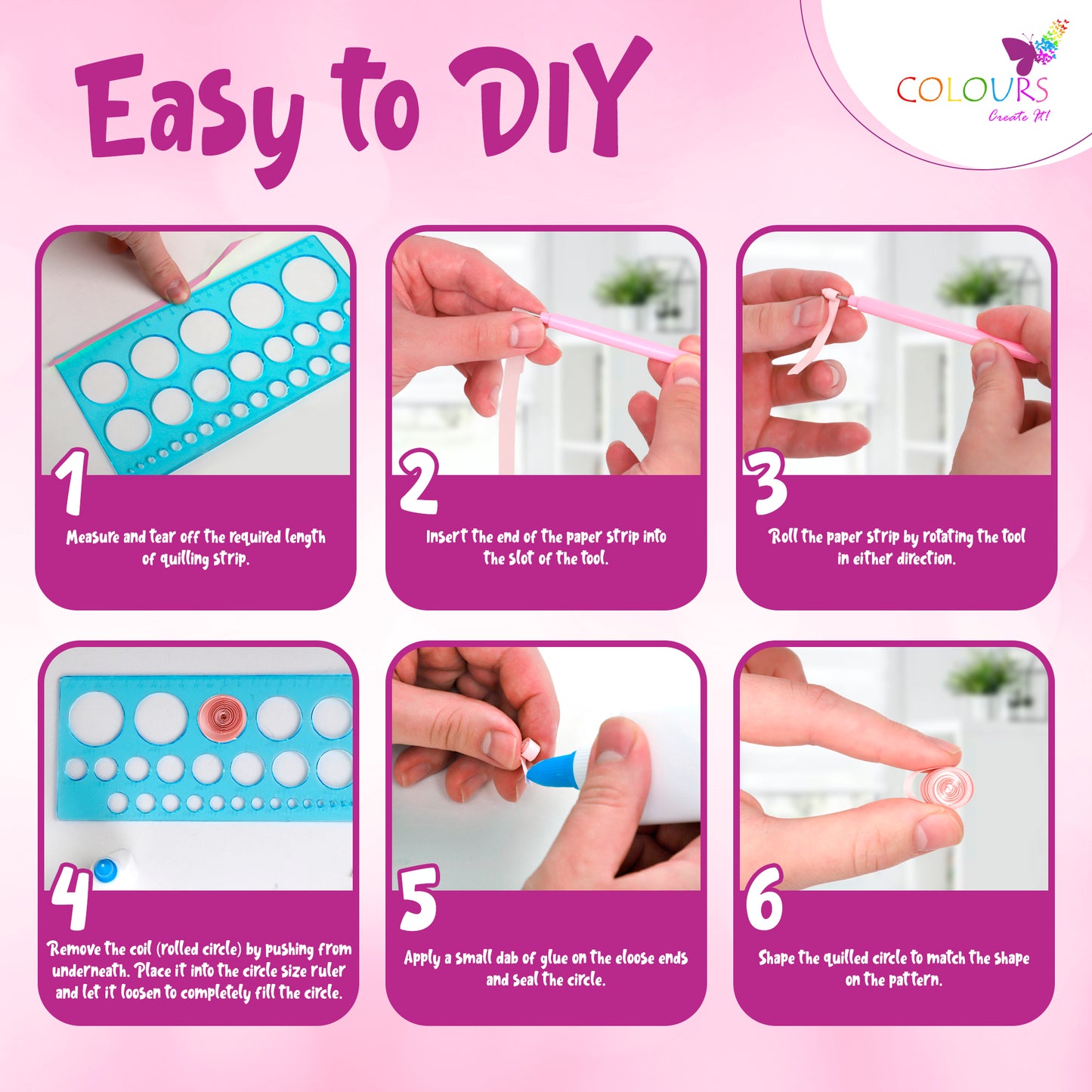 Quilling instructions