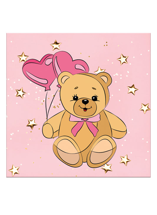 Paint by Number Teddy Bear