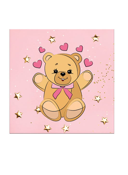 Paint by Number Teddy Bear