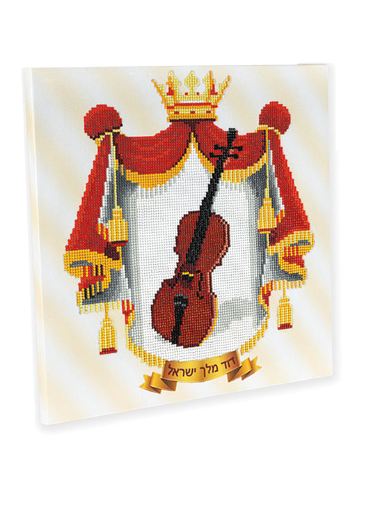 Diamond Art Stretched Canvas Violin