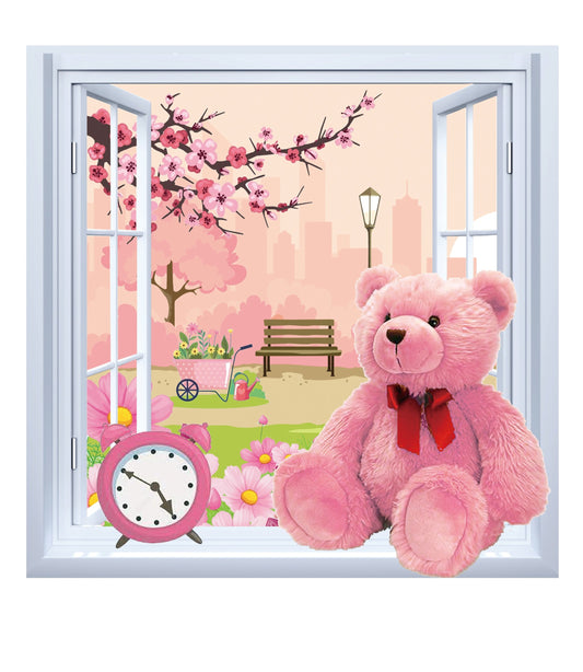 Paint by Number Teddy by Window