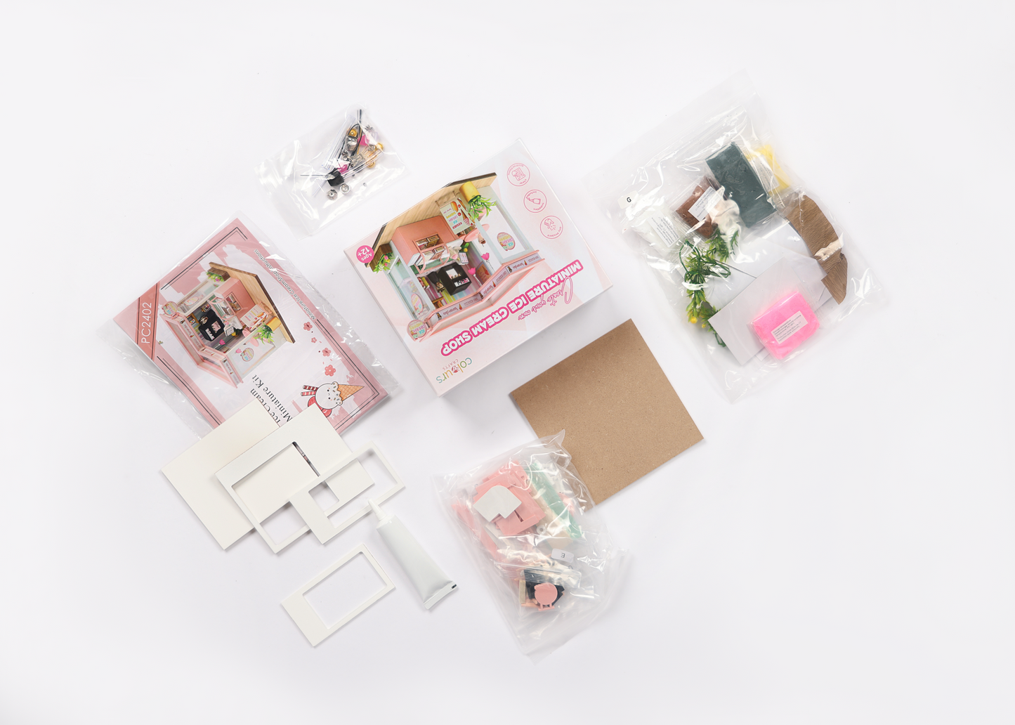 Miniature Ice Cream Shop Kit