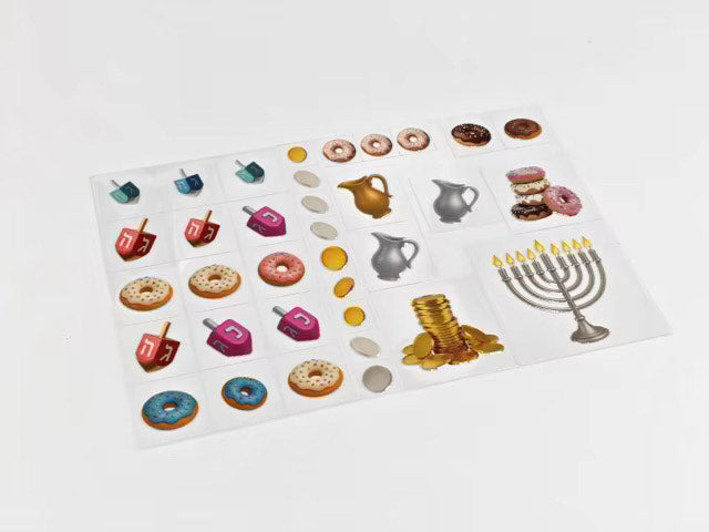 Lucite Hadlakas Ner Chanukah Kit with Transfer Stickers
