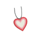 Diamond Art Heart Necklace